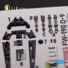 KELIK K72083 Fw 190 D-9 interior 3D decals for IBG Models kit 1/72